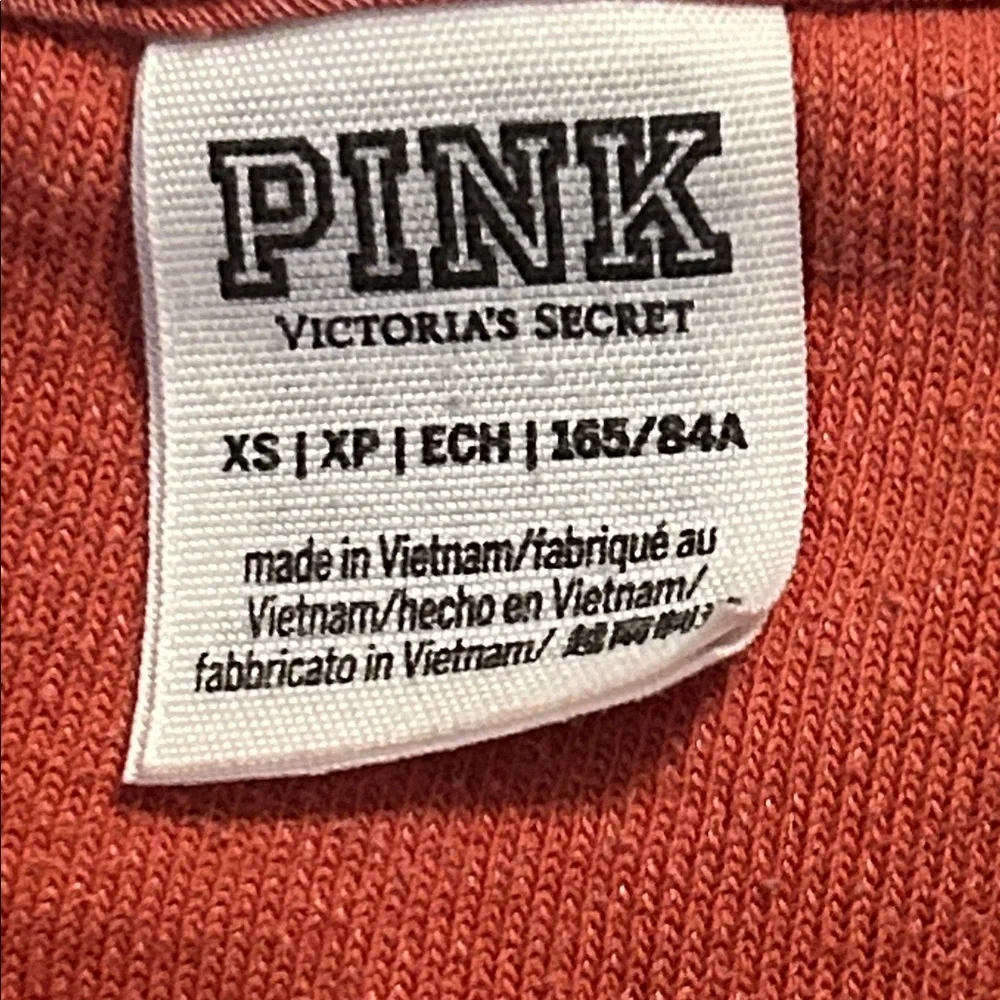 Victoria’s Secret PINK Terracotta Crew Neck Sweater XS - Picture 3 of 6